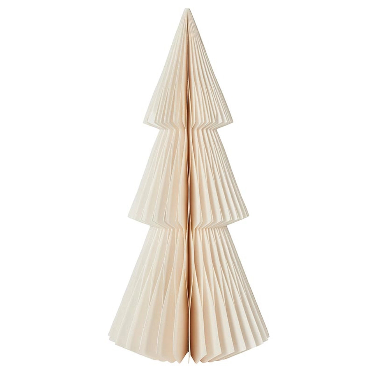 18" Warm White Balsam Fir Paper Tree
