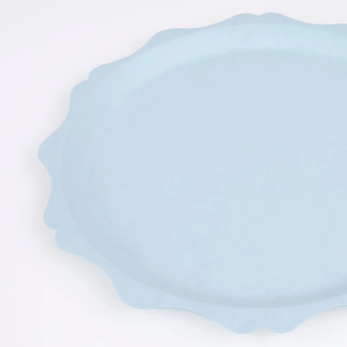 Blue Decorative Edge Compostable Side Plate