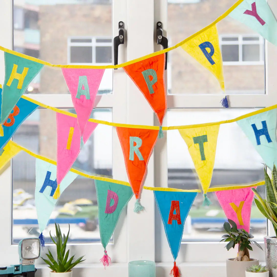 Birthday Fabric Pennant Bunting