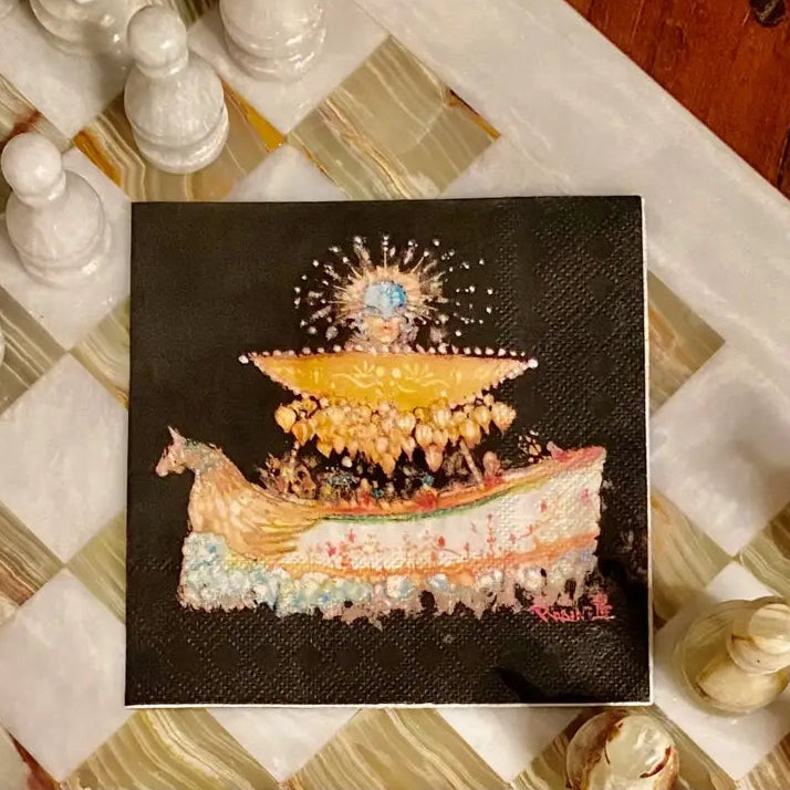 Mardi Gras Float Napkins