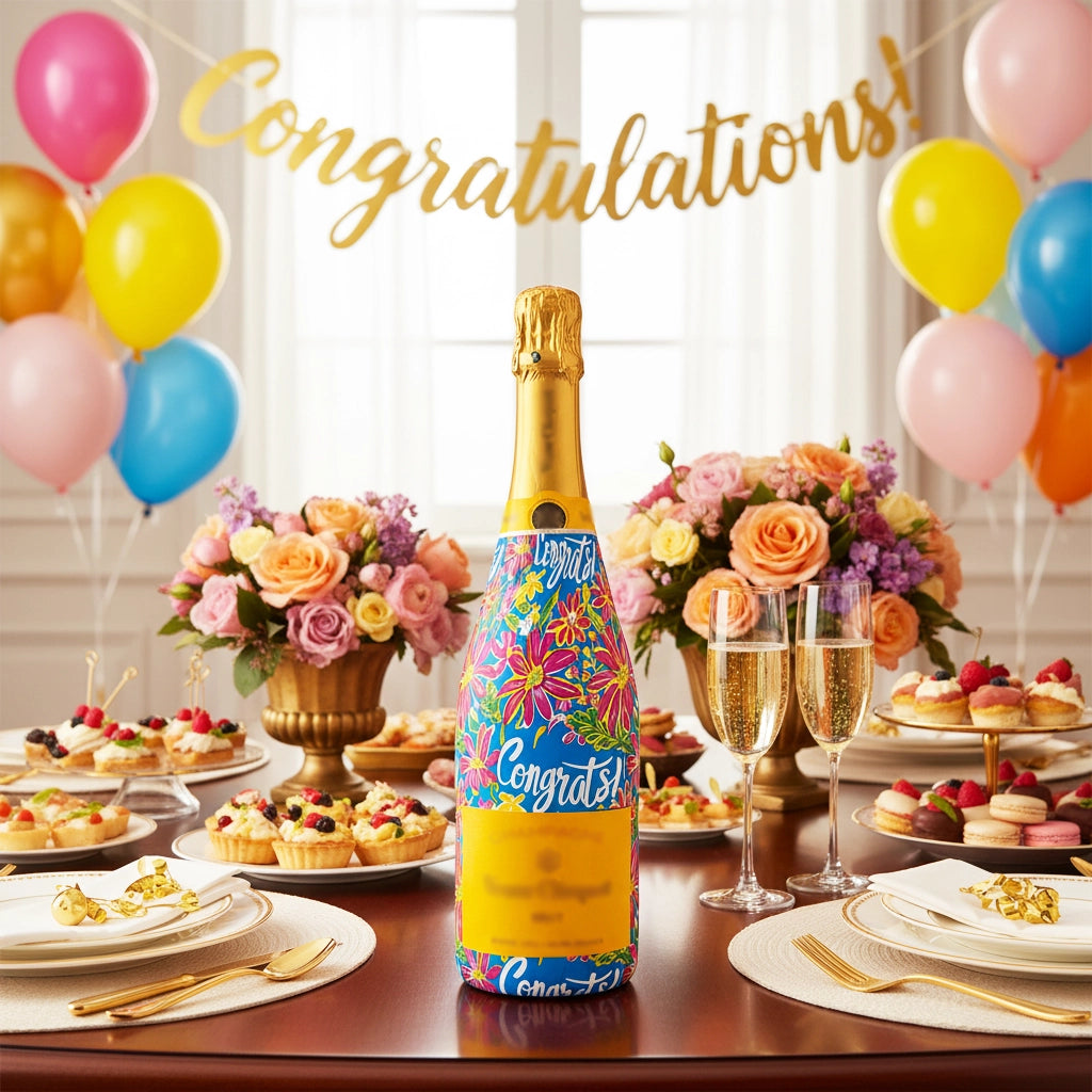 Beau Bottles Preppy Congrats - Veuve Edition