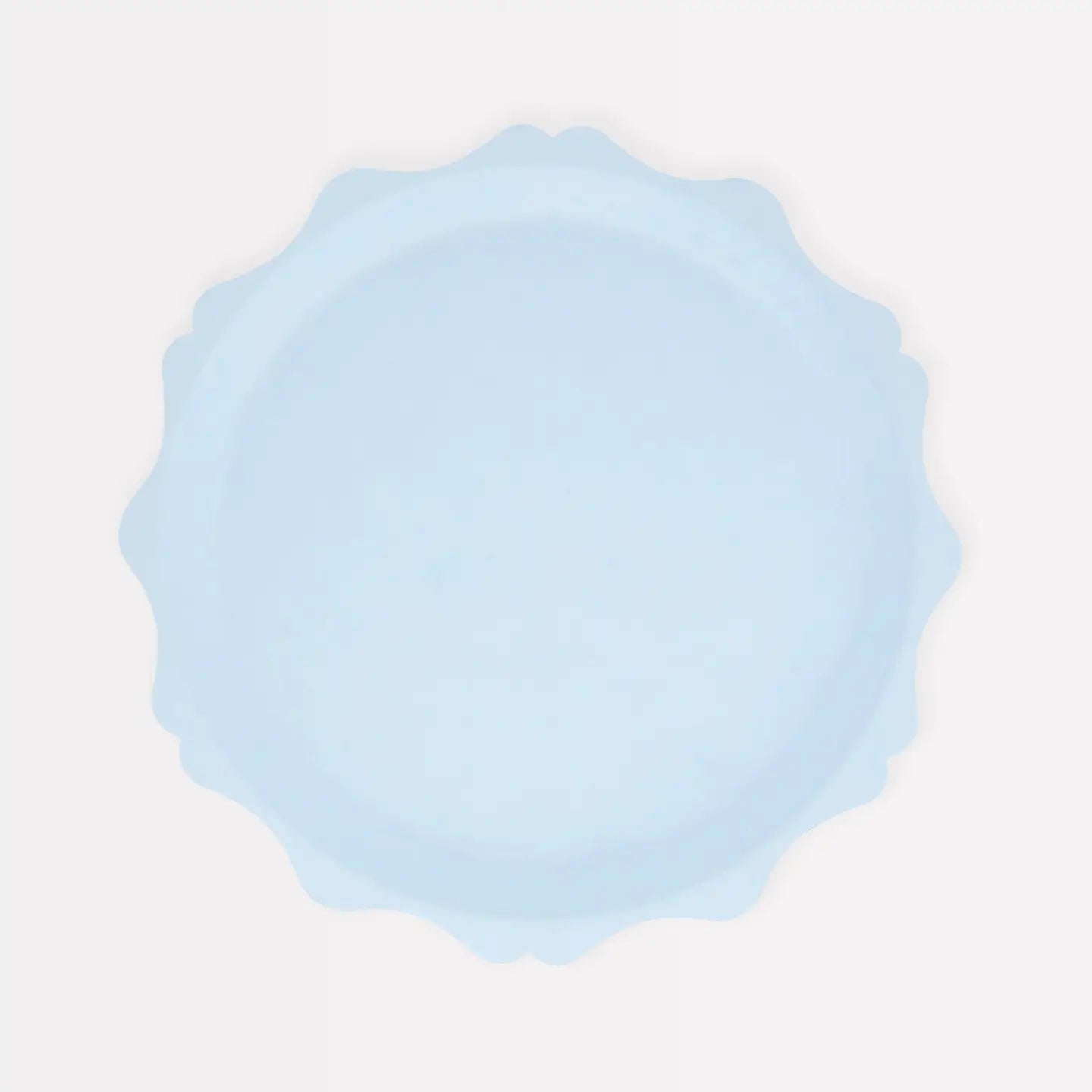 Blue Decorative Edge Compostable Side Plate