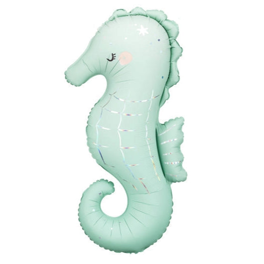 38" Seahorse Mylar Balloon