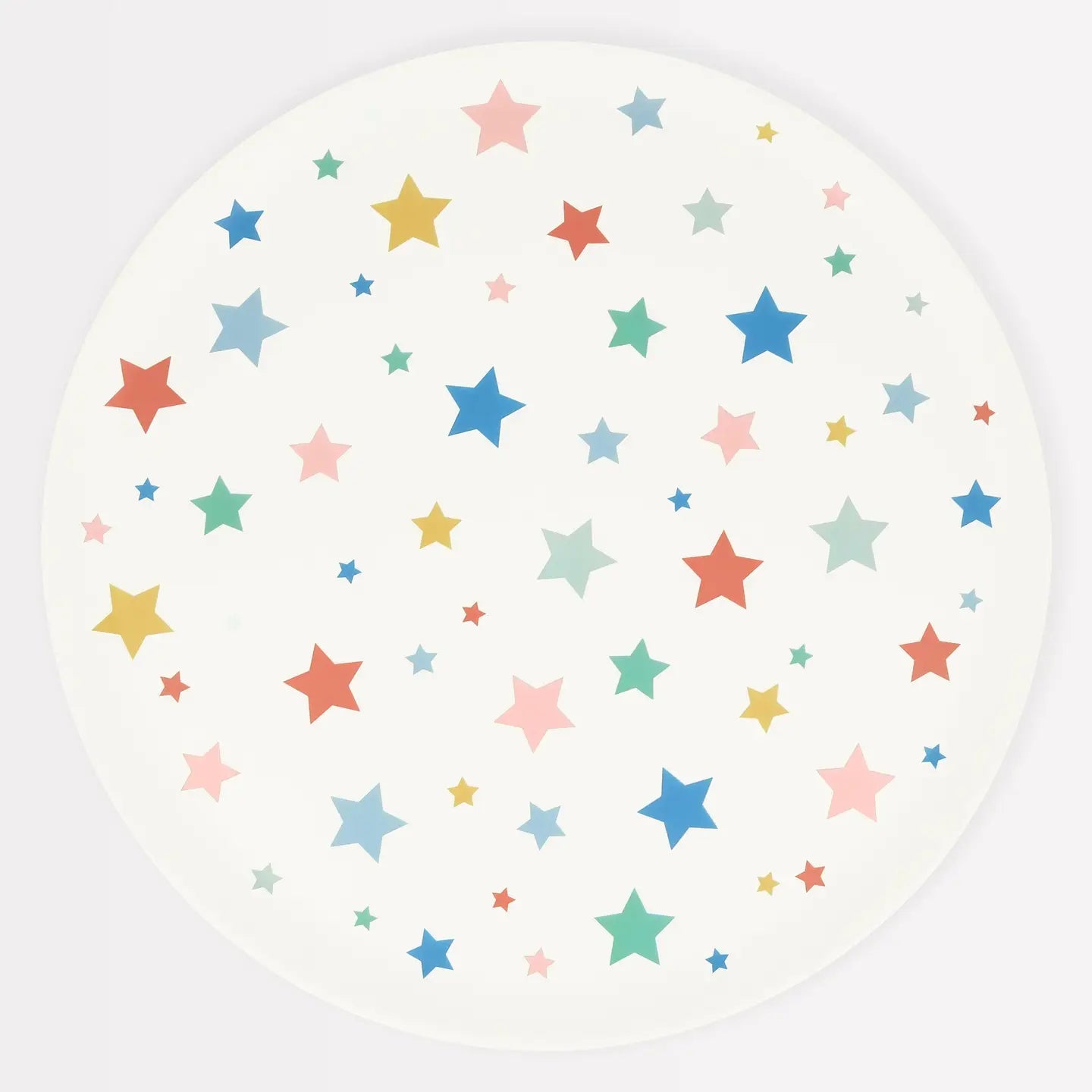 Star Pattern Reusable Large Plates