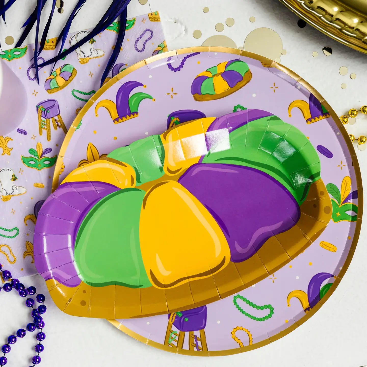 King Cake Plates