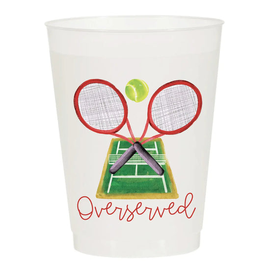 Load image into Gallery viewer, Overserved Tennis Frostflex Cups
