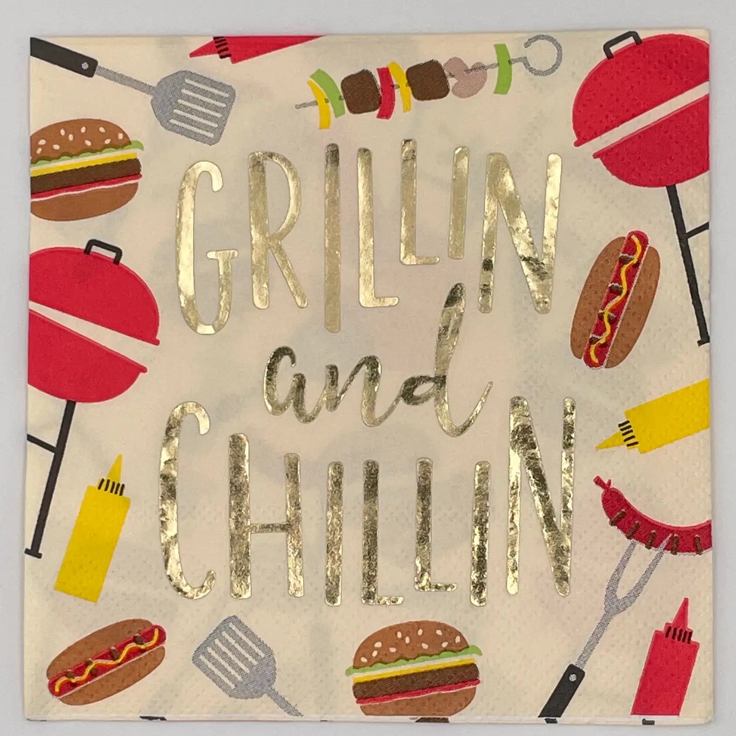 Grillin and Chillin Cocktail Napkins
