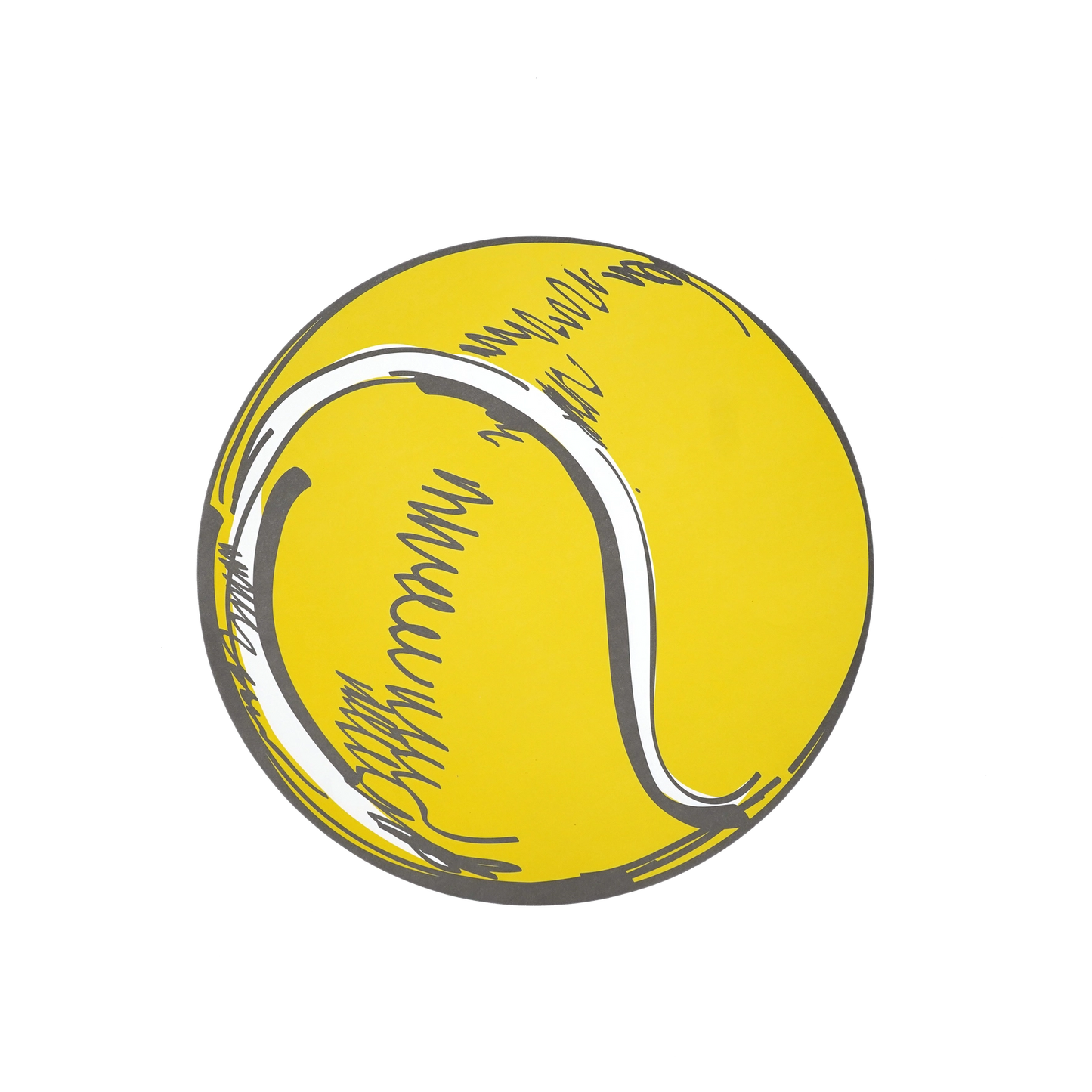 Tennis Ball Paper Placemats