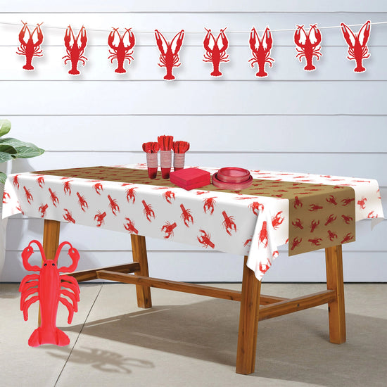 Crawfish Streamer Garland – Sparkle and Swag Party