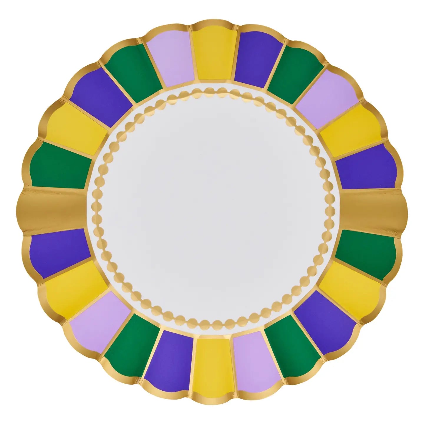 Let's Mardi Salad Plates