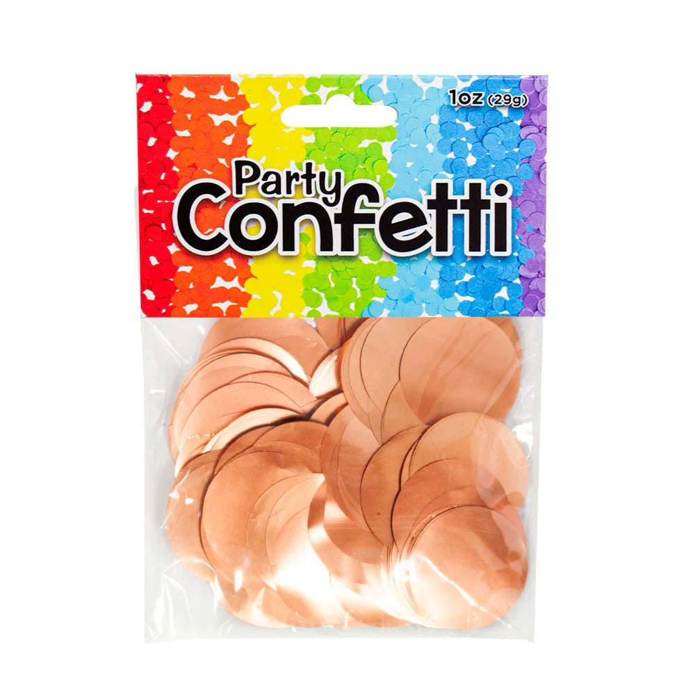 Rose Gold Chrome Confetti