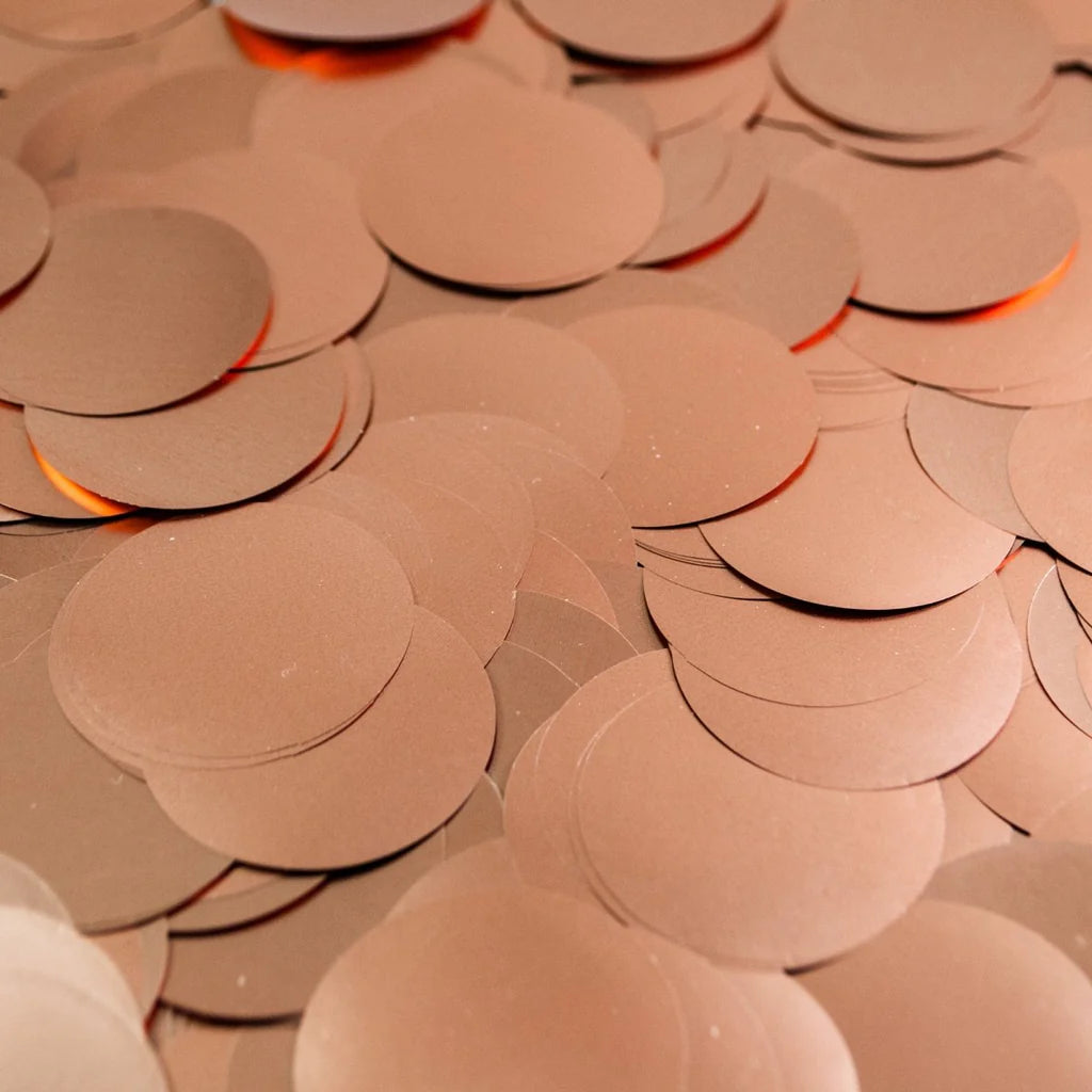 Rose Gold Chrome Confetti