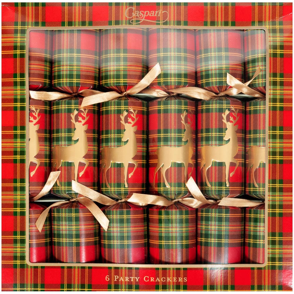 Reindeer Tartan Crackers