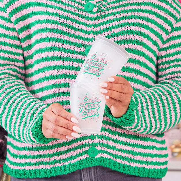 Cue the Holiday Cheer Frost Cups