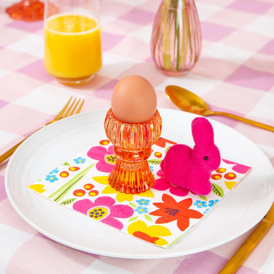 Mini Rainbow Bunny Decorations