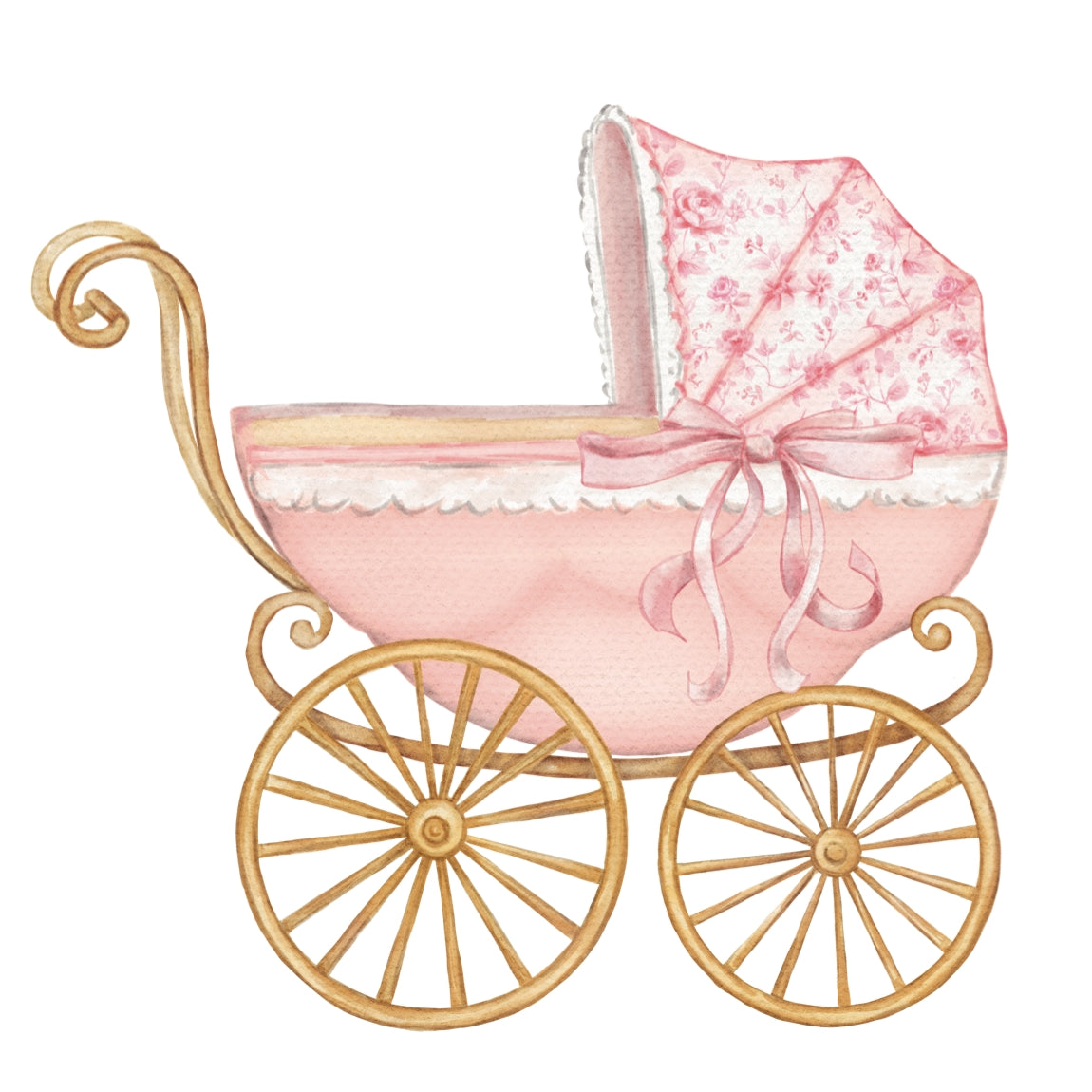 Pink Welcome Baby Door Hanger