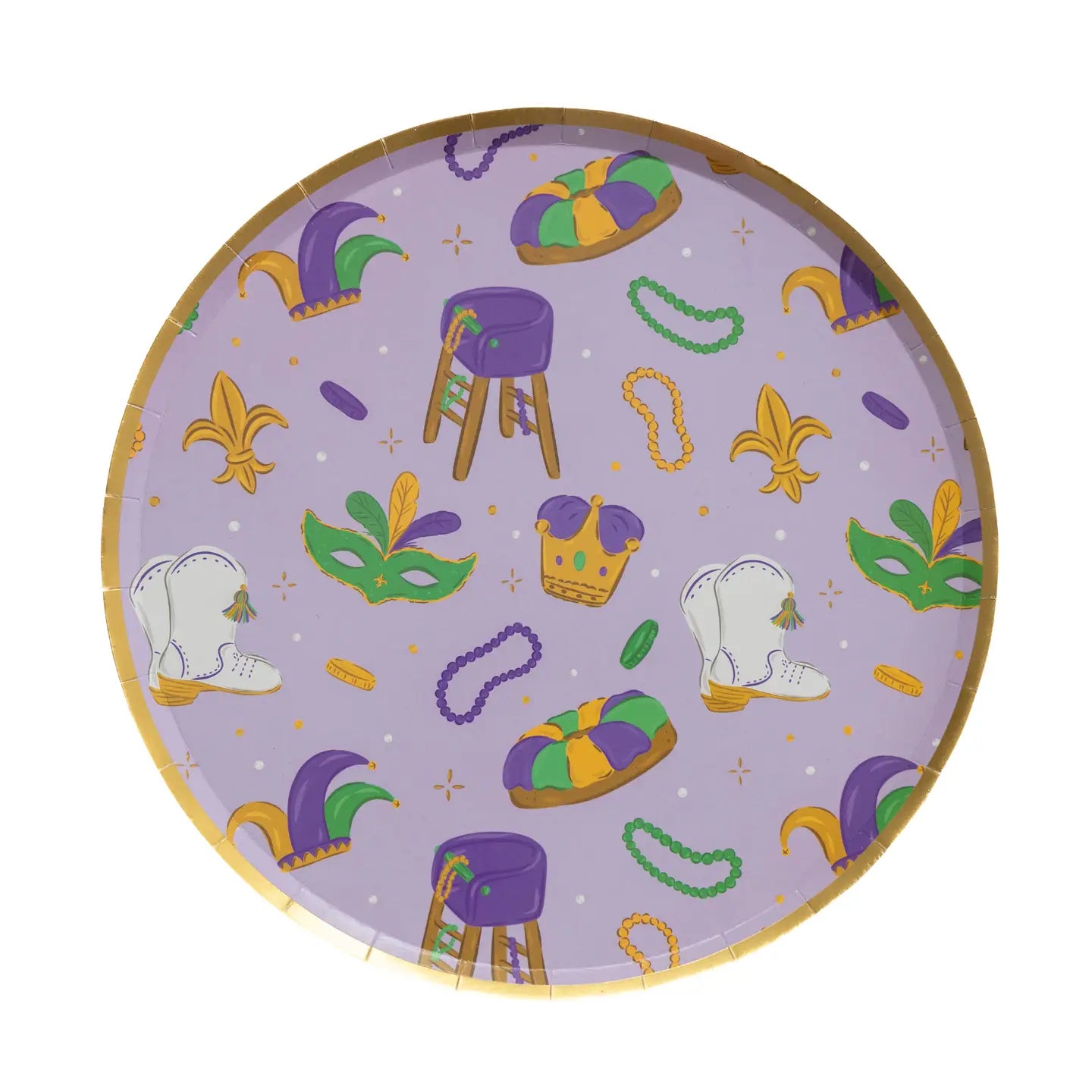 King Cake Party Plates