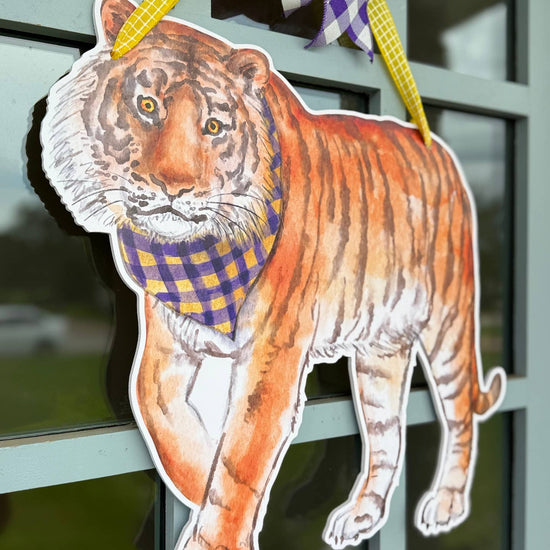 LSU Tiger Door Hanger