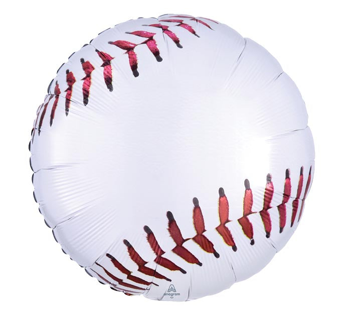 17" Baseball Mylar Balloon