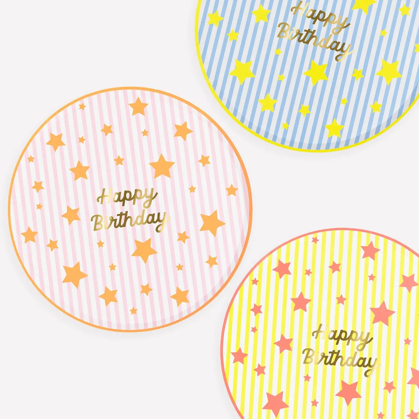 Bright Star Birthday Dinner Plates
