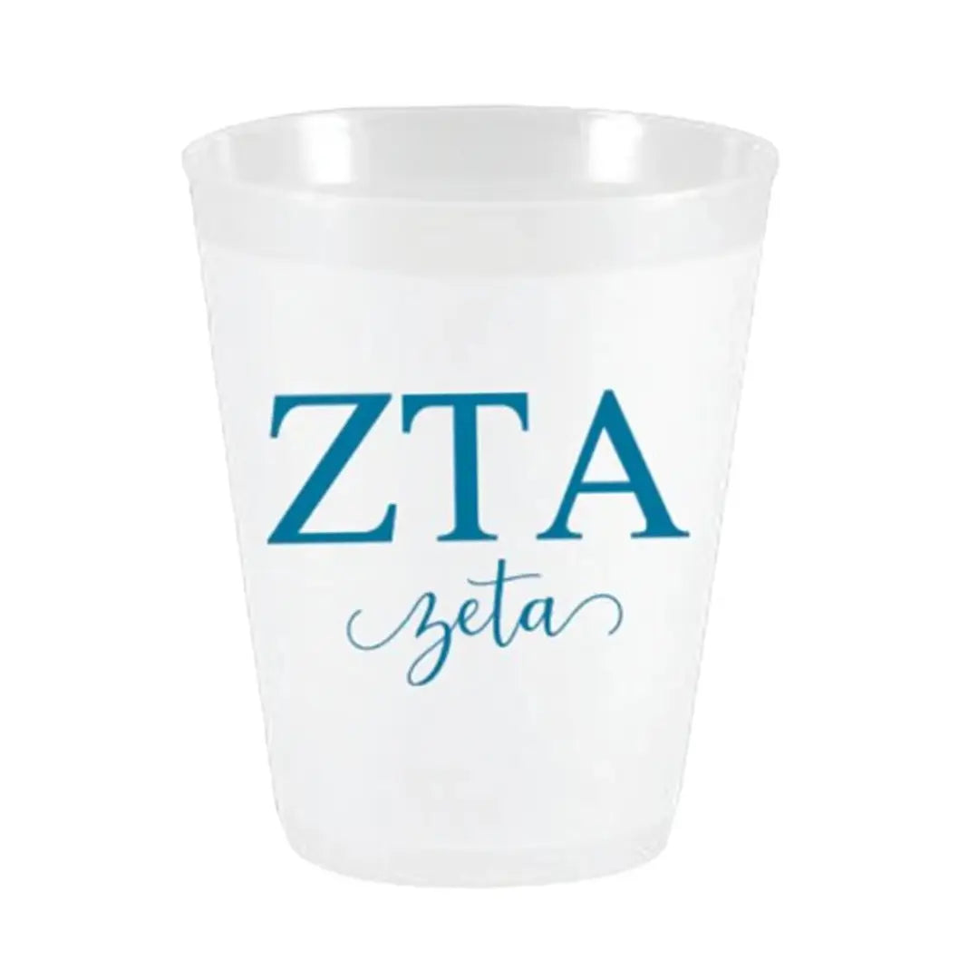 Zeta Tau Alpha Frosted Cups