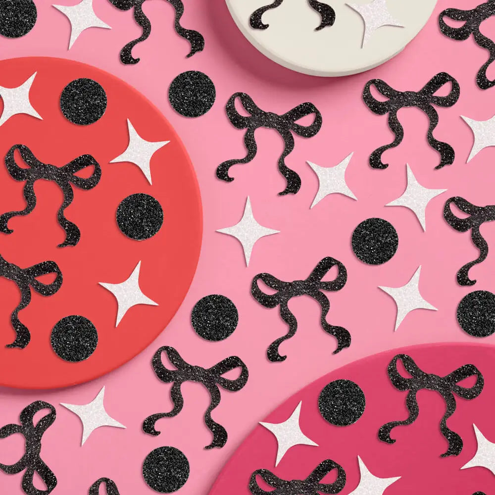 Black Bow Confetti