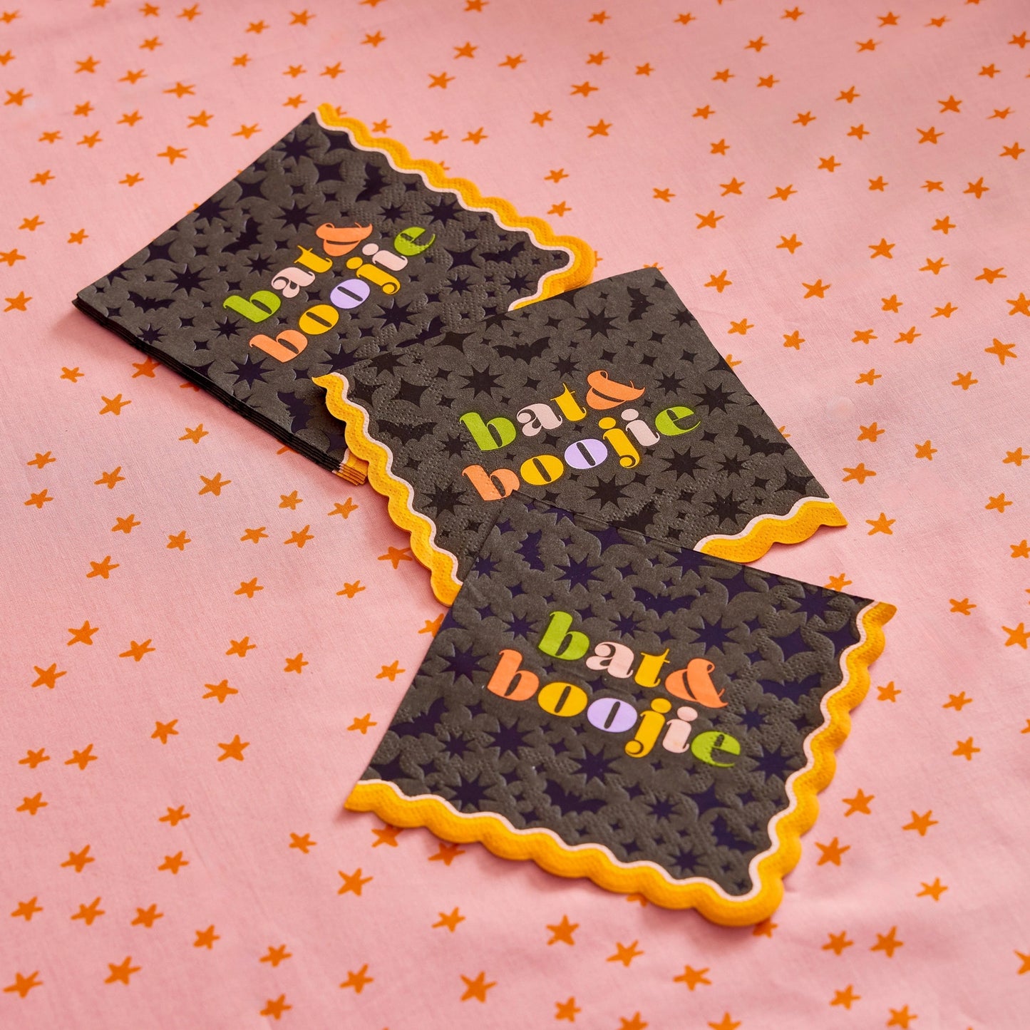 Bat & Boojie Cocktail Napkins