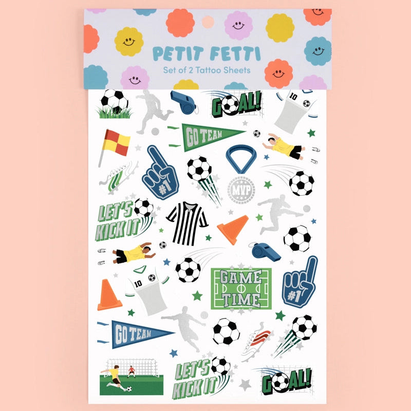 Soccer Temporary Tattoos