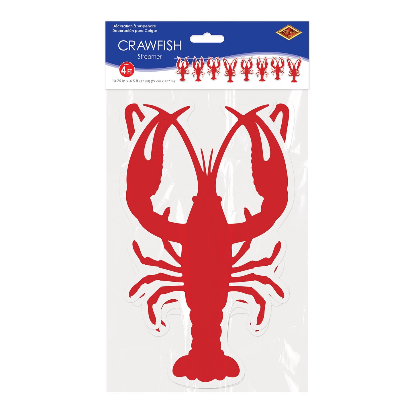 Crawfish Streamer Garland