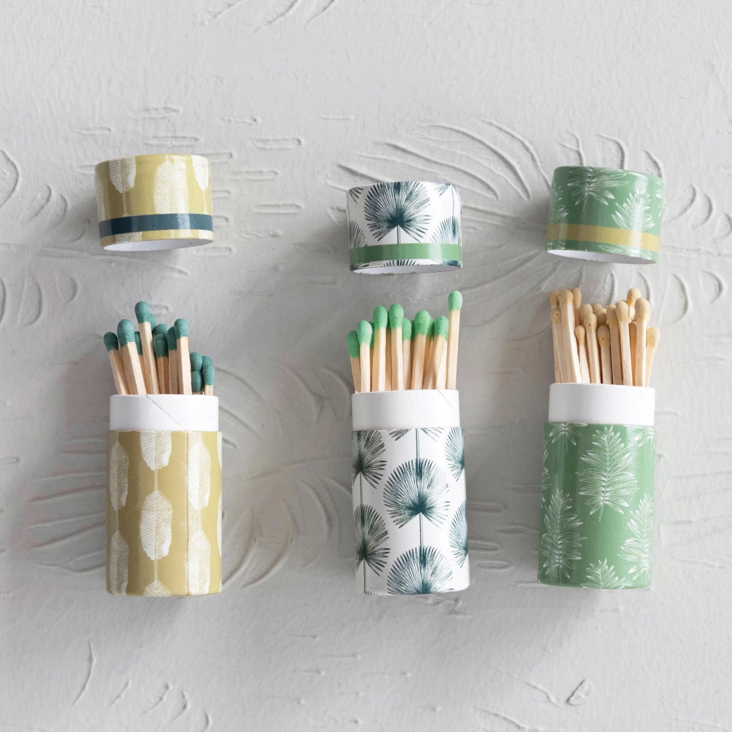 Safety Matches in Tube with Leaves