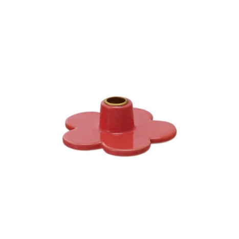 Stoneware Flower Shaped Candle Holder