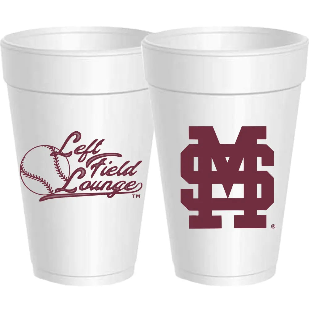 Mississippi State Foam Cups