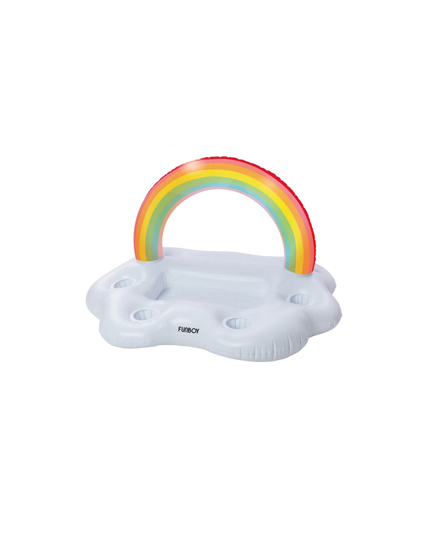 Inflatable Cooler: Rainbow Cloud Floating Drink Station