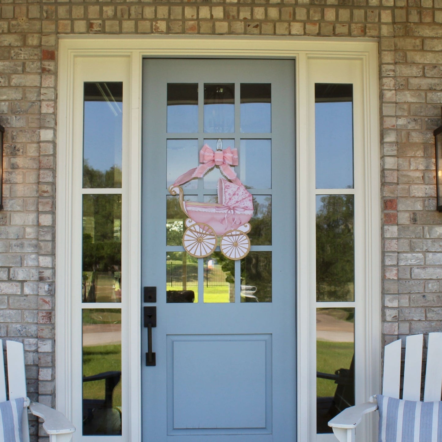 Pink Welcome Baby Door Hanger