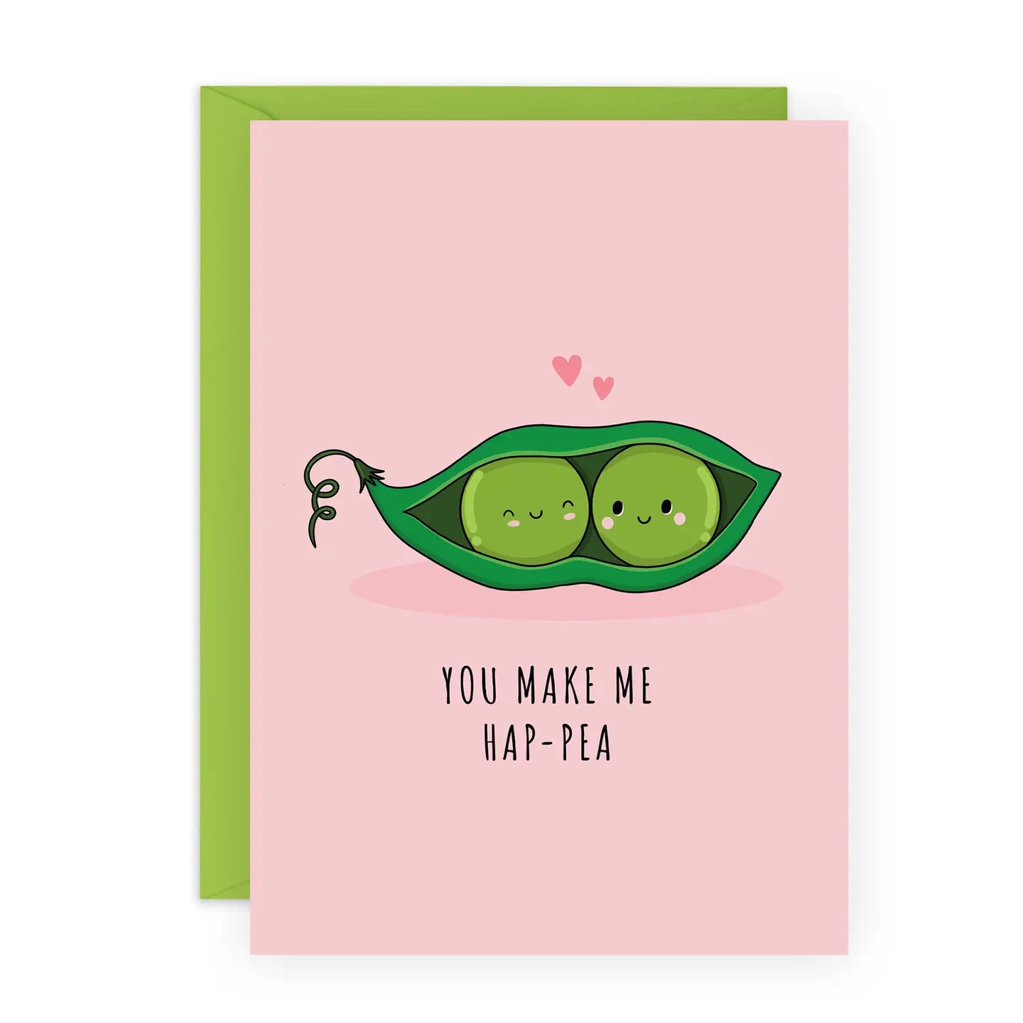 You Make Me Hap-pea Card with Stickers