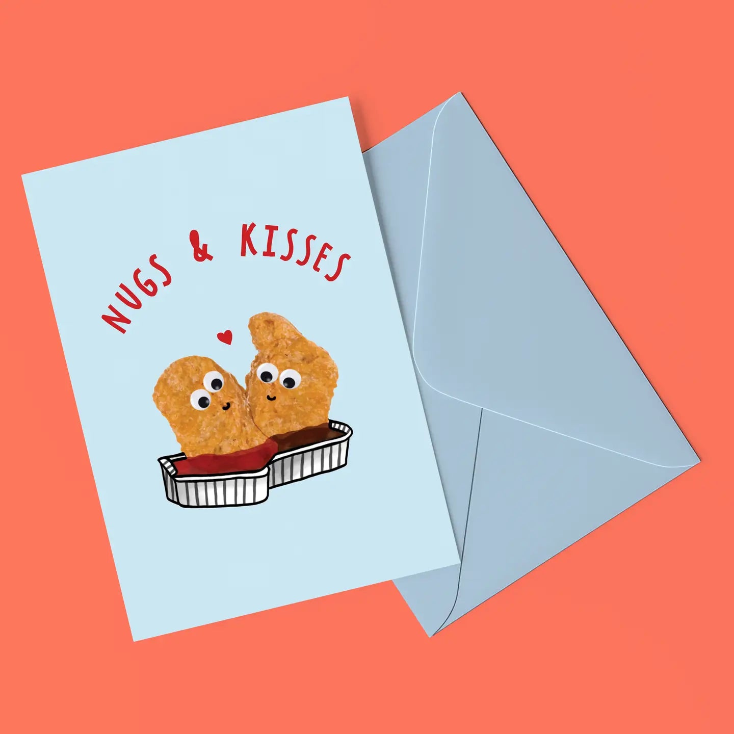Nugs and Kisses Card with Stickers