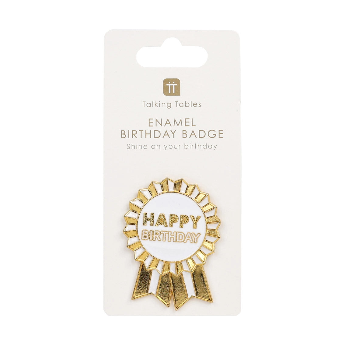 Happy Birthday Enamel Pin Badge