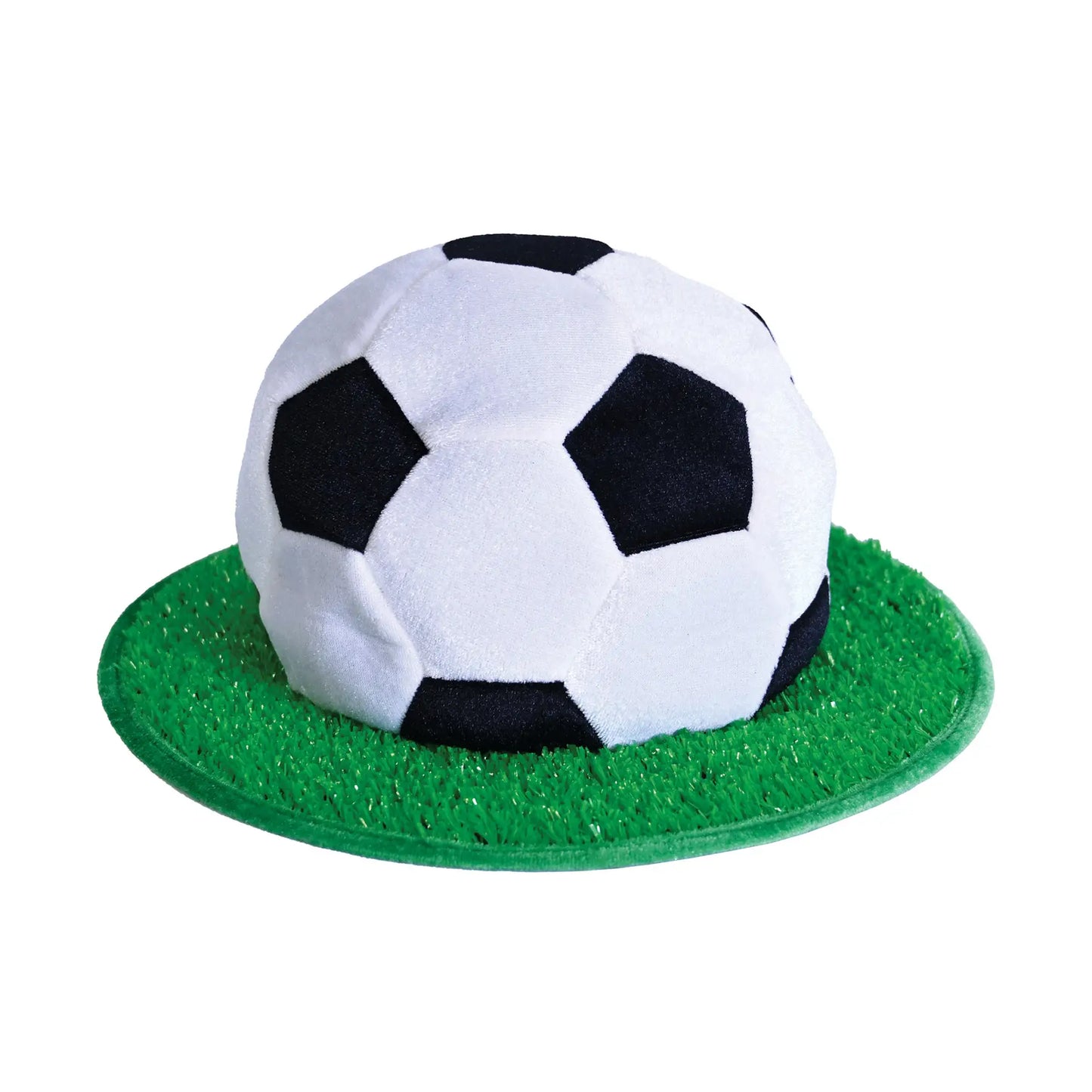 Plush Soccer Ball Hat with Turf Brim