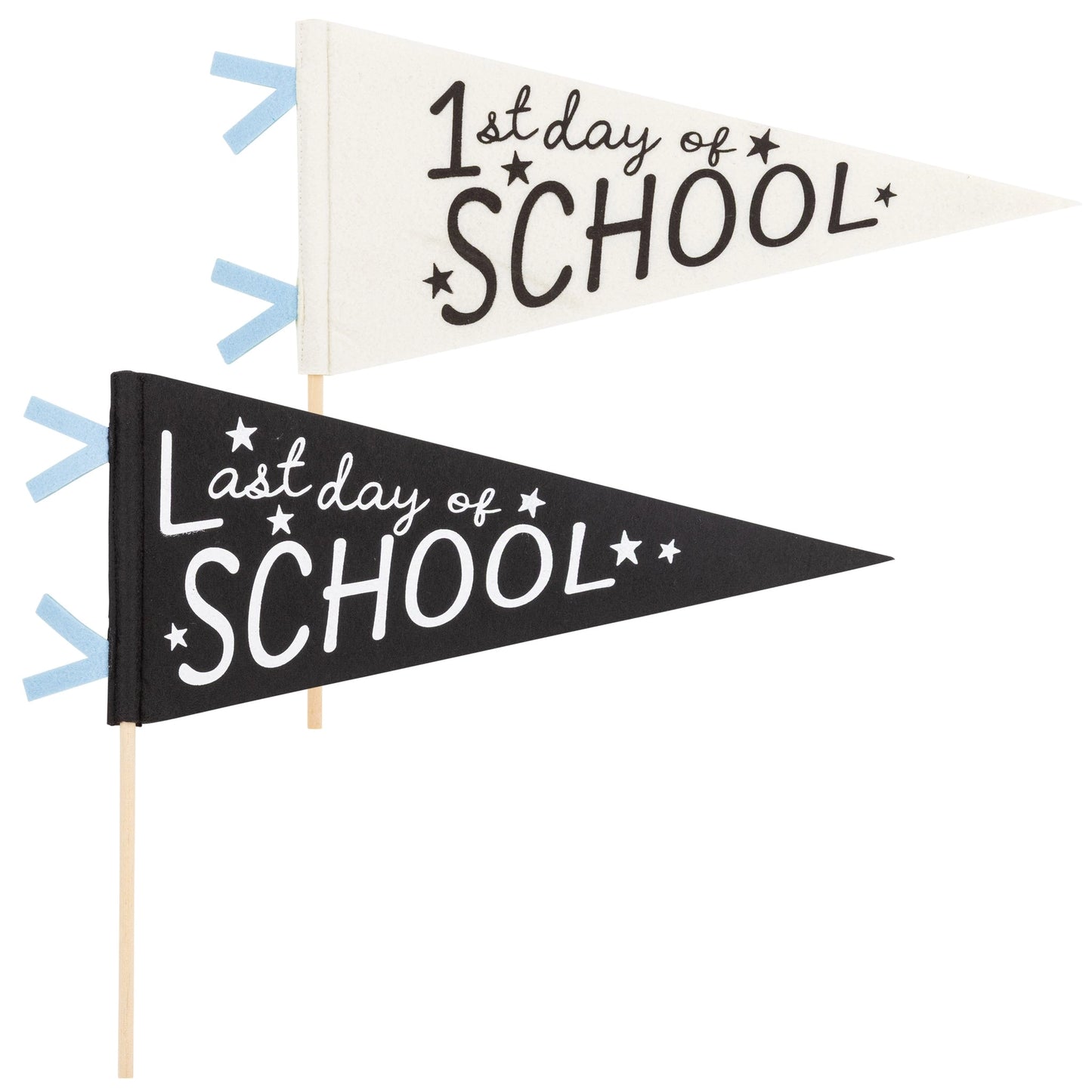 First and Last Day Felt Pennant Set