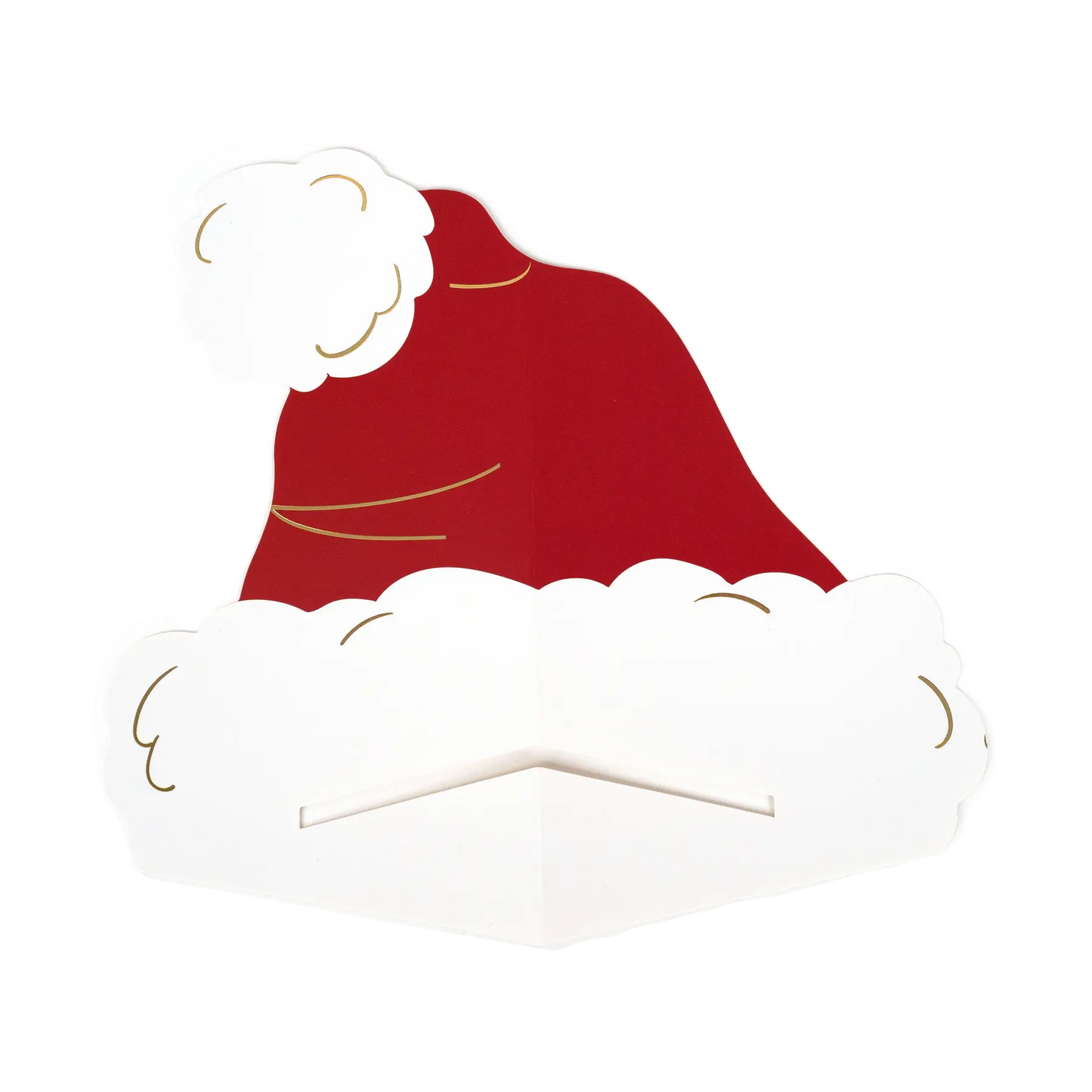Paper Santa Hat Napkin Holders