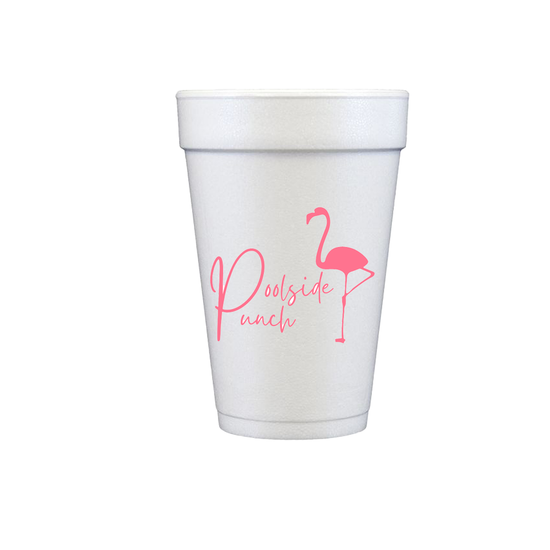 Poolside Punch Styrofoam Cups