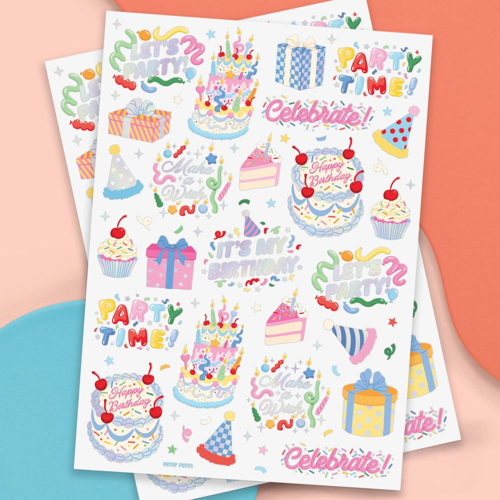 Let's Party Temporary Tattoos