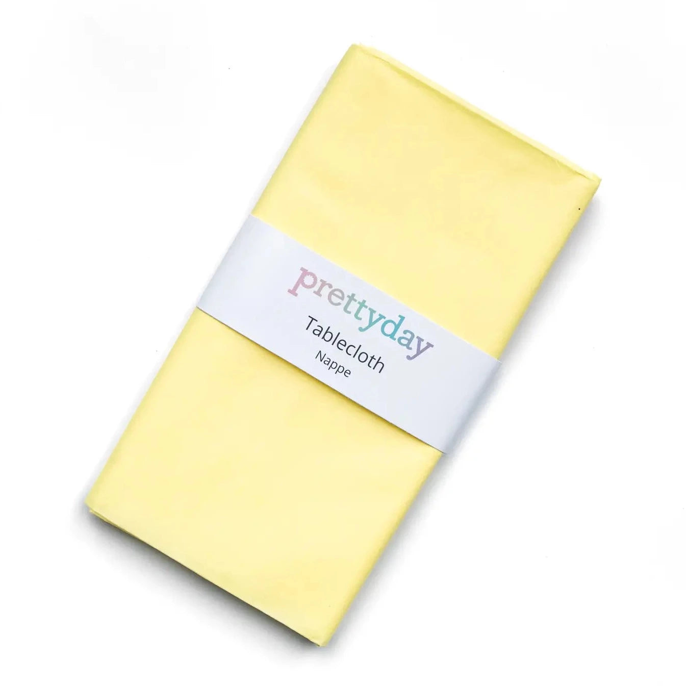 Ecofriendly Yellow Disposable Tablecloth