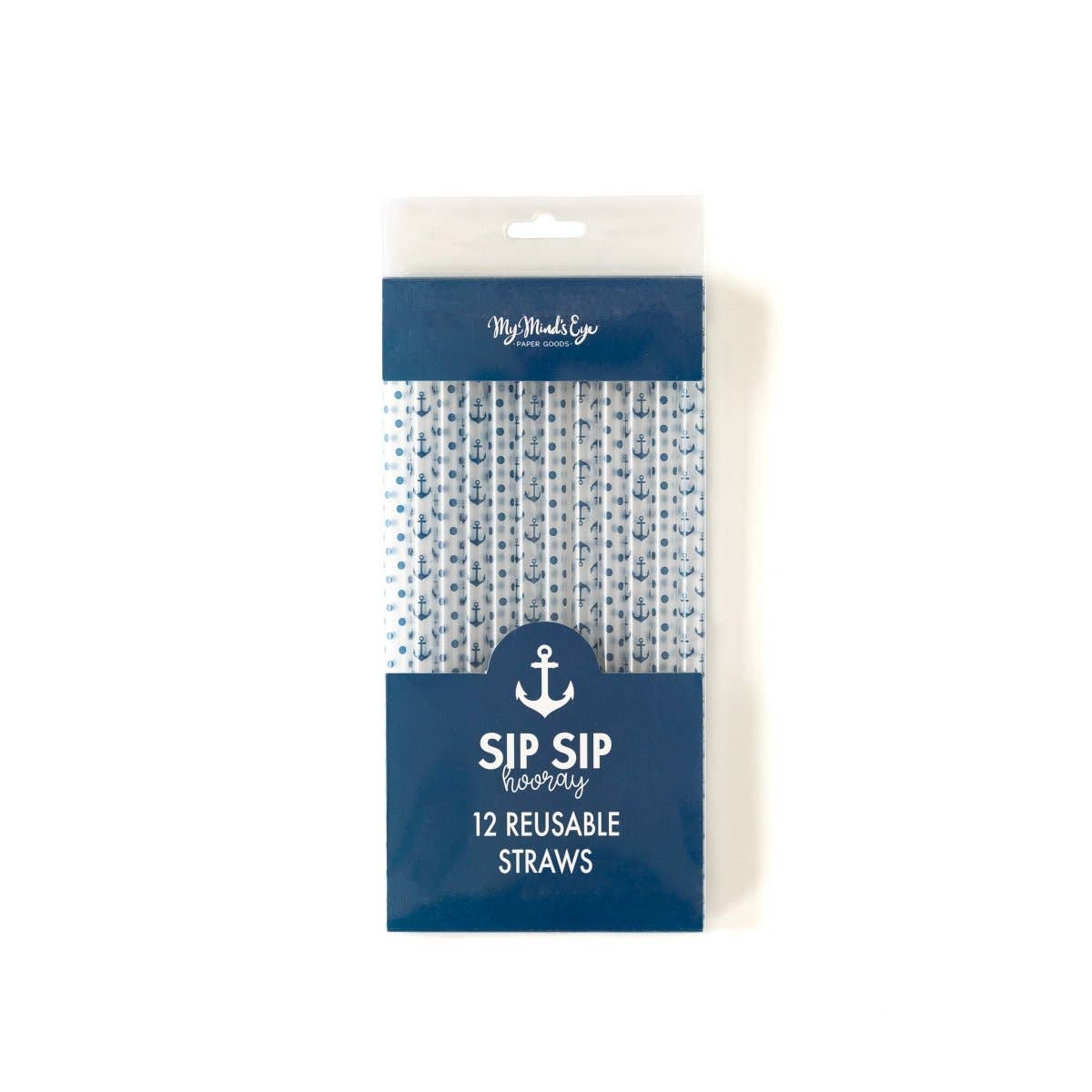 Nautical Reusable Straws