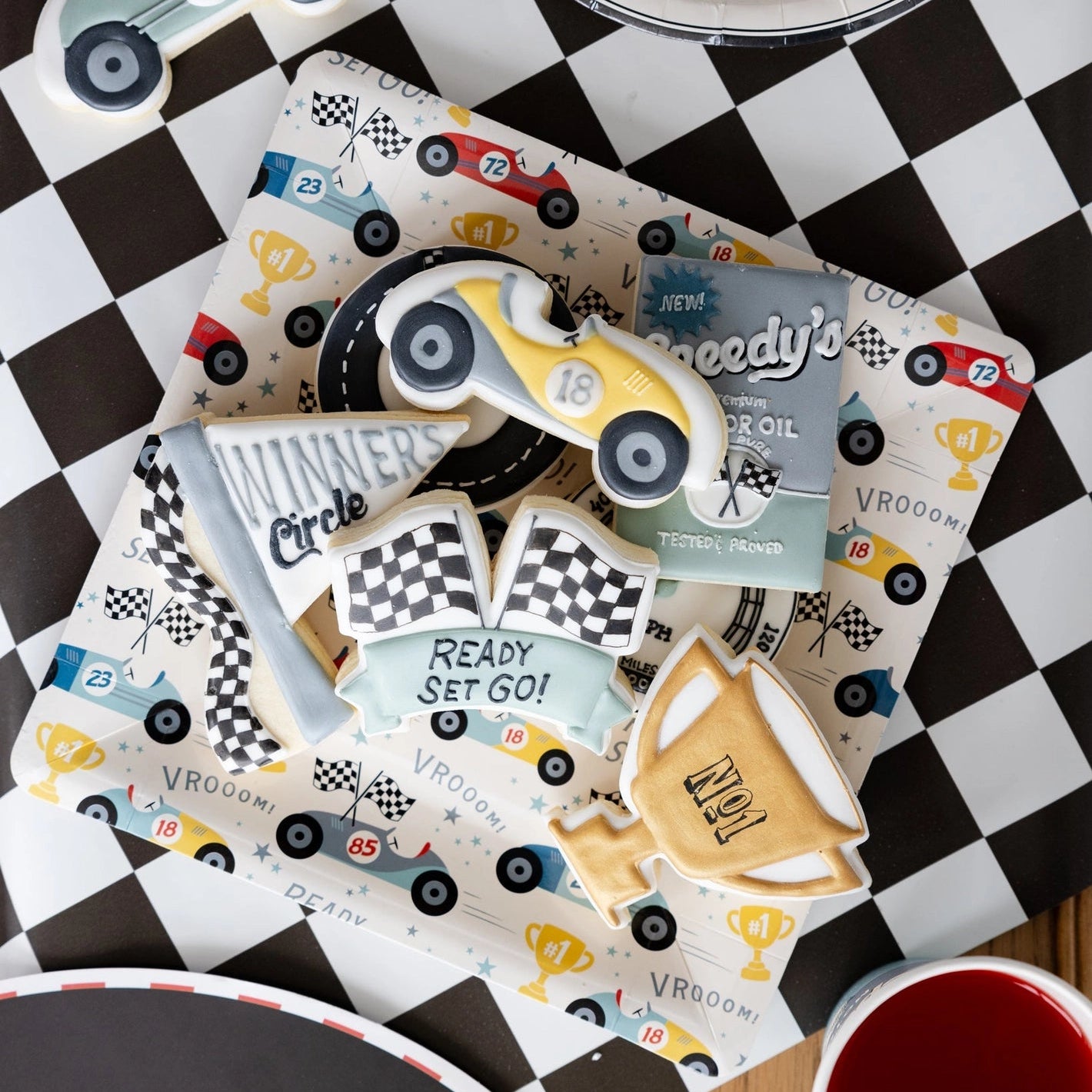 Miles Per Hour Race Plate