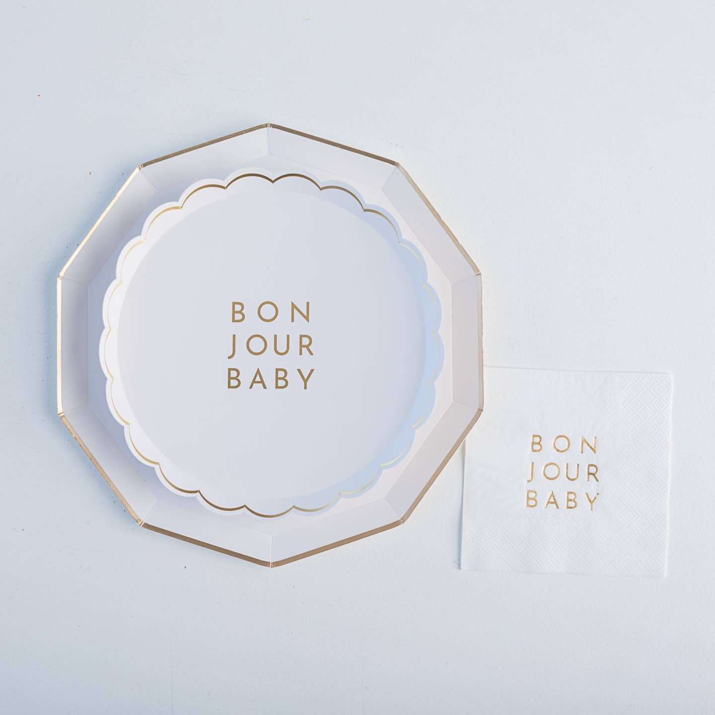 Bonjour Baby Blanc White Small Plates