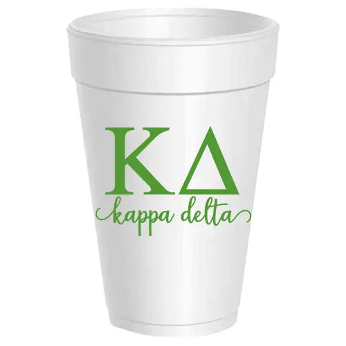 Kappa Delta Foam Cups