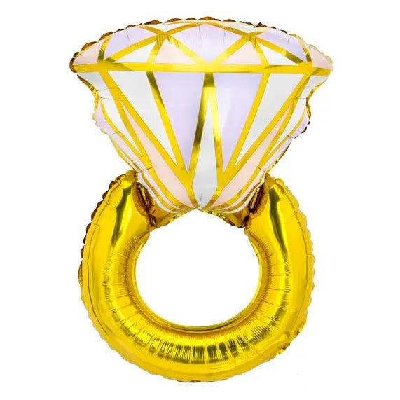 30" Pastel & Gold Ring Mylar