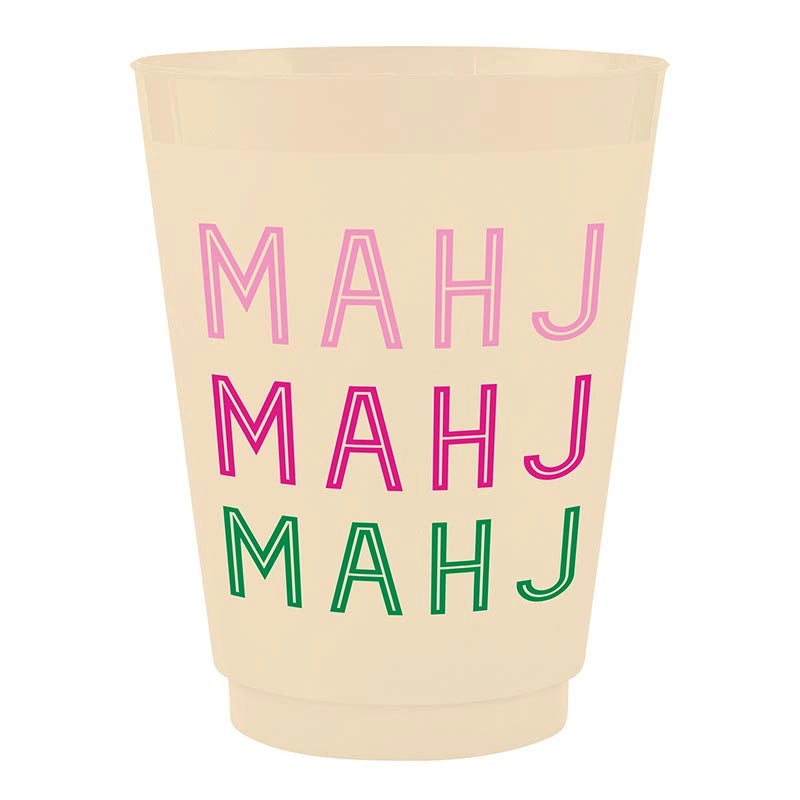 Mahj Frosted Cups