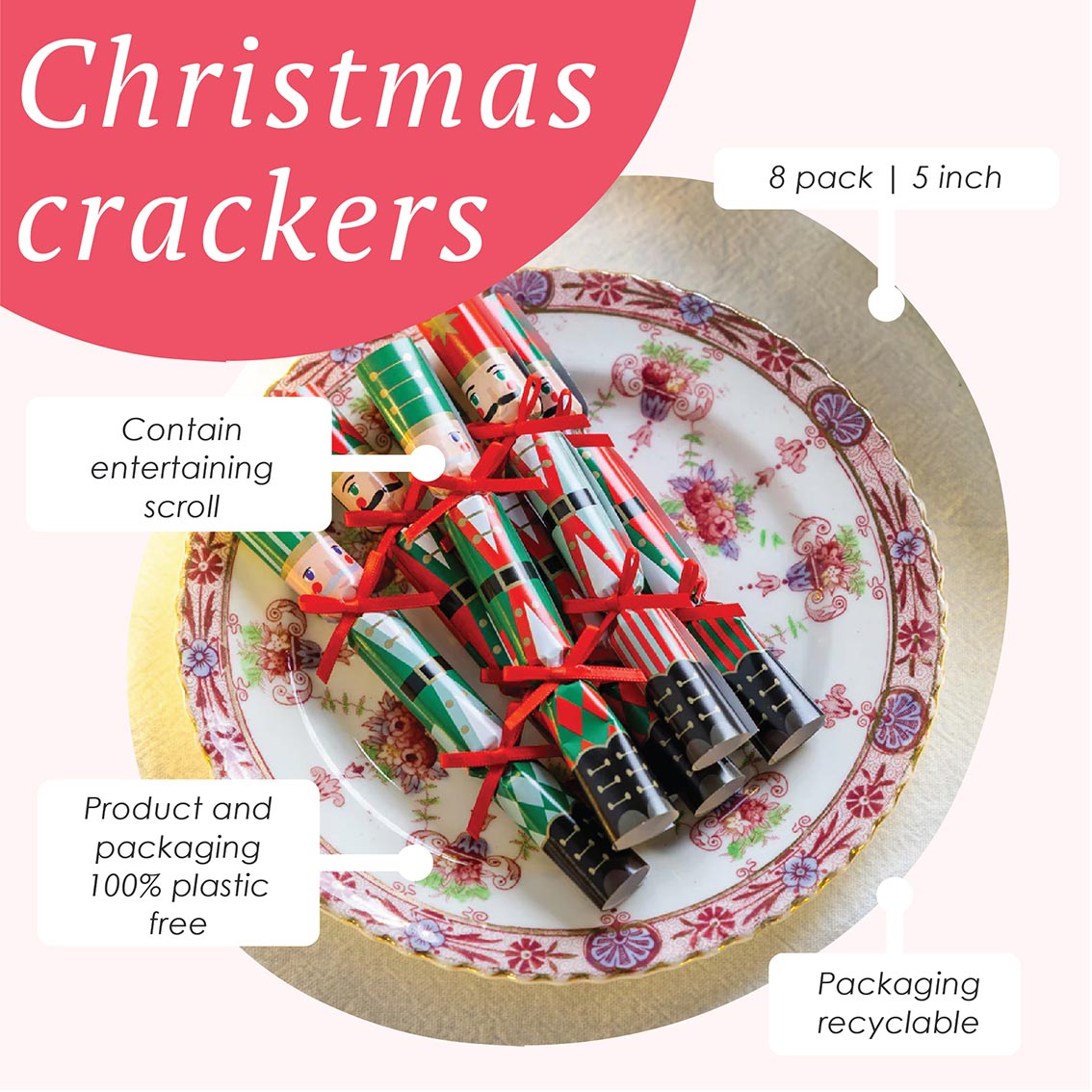 Nutcracker Saucer Crackers